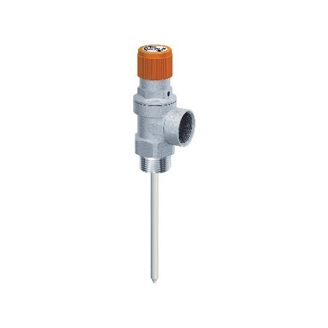 VALVOLA DI SICUREZZA COMBINATA CROMATA PER IMPIANTI SOLARI- 6 bar   - 3/4Mx3/4F- FAR- pezzi 1