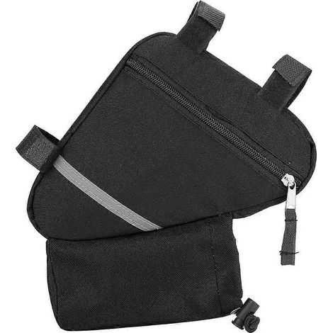 Kit de réparation de vélo 2024, sacoche, porte-bagages triangulaire, sac isotherme, accessoire de vélo noir