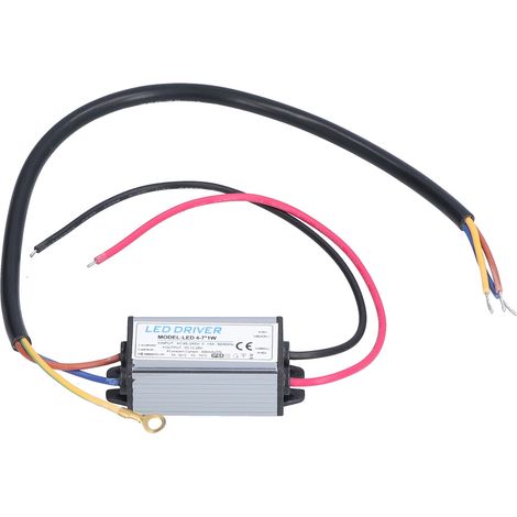 Alimentation LED 95‑265V AC vers 12‑26V DC 300mA Transformateur Étanche IP65 pour Éclairage