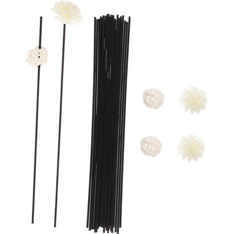Bâtonnets Diffuseurs De Parfum Fleurs Tiges Remplaçables pour Bouteilles Fournitures Accessoires pour Chambre Et Bureau (1/5)