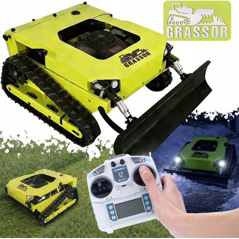 Grassor TerraForce 800T-G22EMP Edge Max – Raupen-Mähroboter Hybrid 800 mm Loncin 608cc 22HP Neigung 45°