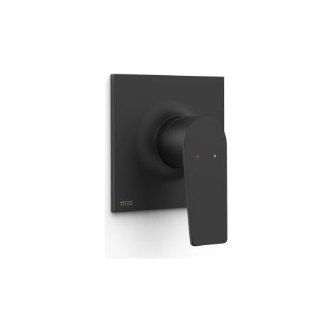 Pièce apparente pour boîtier encastré 1 voie Rapid‑box Project Noir mat - TRES 22127810NM