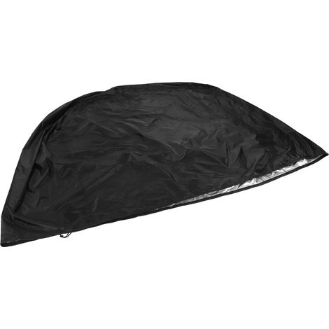Housse pour barbecue d'extérieur, housse anti-poussière pour mobilier de jardin, petite taille, noire (1/5)