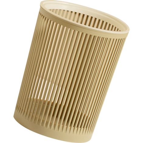 Poubelle creuse seau sanitaire domestique grande capacité résistant à l'usure bureau salon panier à papier kaki profond (1/5)