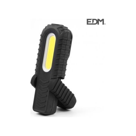 Lampe De Poche Led Cob Rechargeable Double éclairage Led Cob Puissant - Edm
