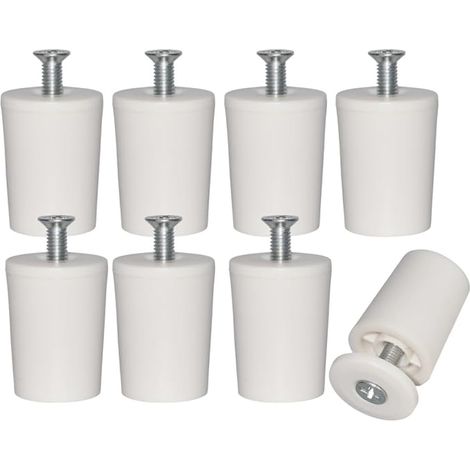 Roller Shutter Stoppers 28 mm White, Window Slat Protection, Roller Stops with Screws and Washer (1/5)
