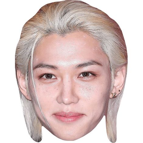 Tête géante Felix Lee Stray Kids cheveux blonds (1/4)