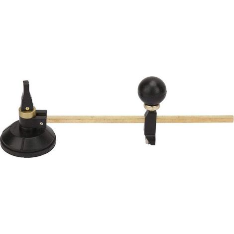 Coupe-verre circulaire réglable – diamètre 40cm – ergonomique – coupe cheminée / verre – durable (1/5)