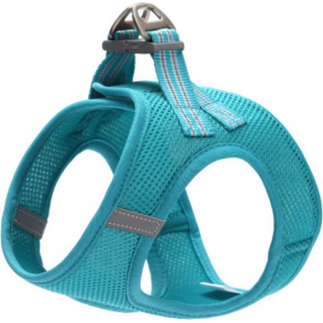 Harnais pour petits chiens anti-traction avec harnais de poitrine réfléchissant (1/5)