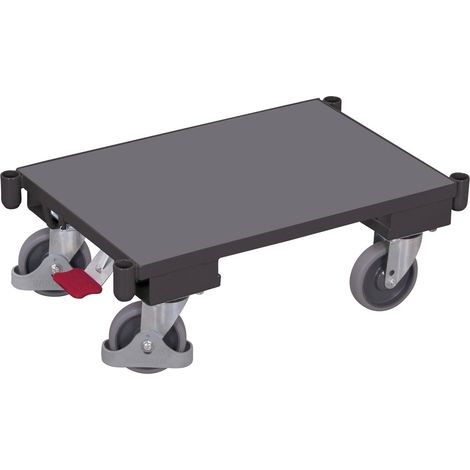 VarioFit Euro-System-Roller mit Boden und Eckhülsen RAL 7016 (1/4)
