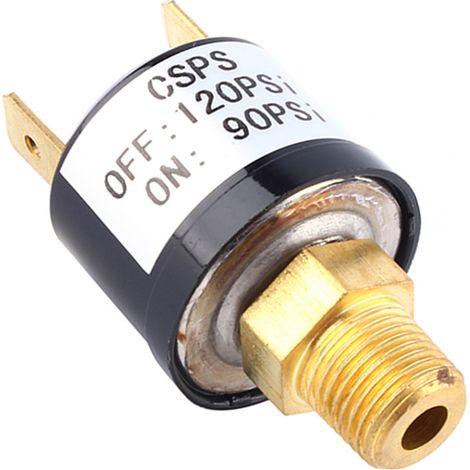 Pressostat robuste pour compresseur d'air 90-120 PSI (1/5)
