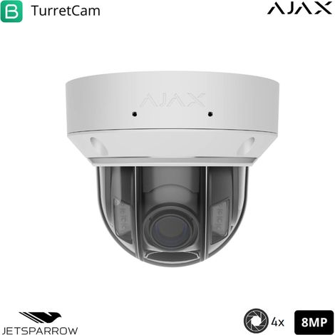 126287 - TVCC - DomeCam HLVF (8 Mp) - color white - Ajax videovigilancia