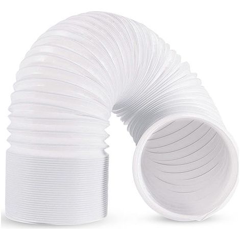 Tuyau Climatiseur Mobile 2m, Tuyau d'Évacuation Climatiseur en Matièrè PP 5,9 Pouces de Diamètre avec Longueur de 200cm Tube climatiseur Mobile rallonge