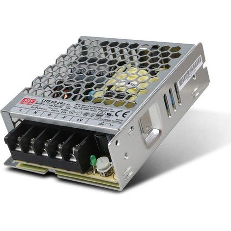 Alimentatore Meanwell 50W per Strip Led 12V Trasformatore LRS-50-12