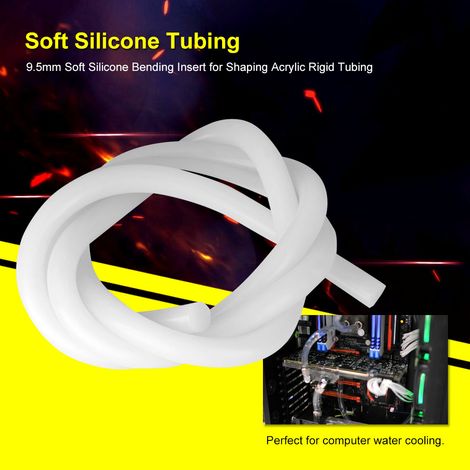 Insert de Cintrage Flexible 9.5mm pour Tuyaux Acryliques Rigides, Pièce de Réparation en Silicone