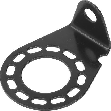 Support de connecteur de remorque coudé à 90 degrés, 12 trous, en fer galvanisé, pour prise de caravane 7 ou 13 broches. (1/5)