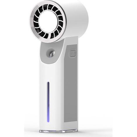 Tragbarer Eisventilator mit Turbo-Kühlung, wiederaufladbarer USB-Mini-Taschenventilator für sofortige Abkühlung (1/4)