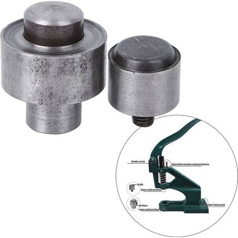 Machine à œillets manuelle 20mm pour pose de pressions et œillets métalliques (1/4)