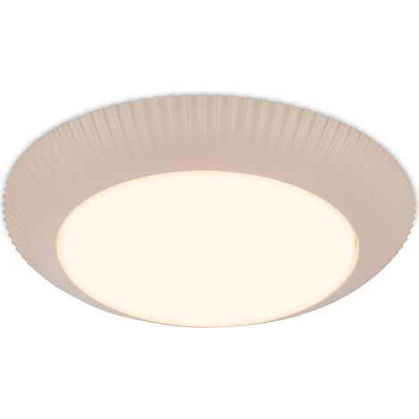 Briloner LED Deckenlampe Ø39x6 cm 17,5W 2000lm 3000K Warmweiß Beige - Deckenleuchte Wohnzimmer Schlafzimmer Flur Küche (1/5)