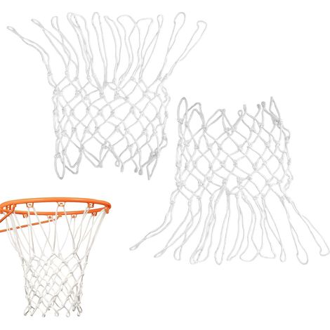Filet de Basket-Ball de Rechange Résistant aux Intempéries, Compatible avec Paniers de Basket Standard, Usage Intérieur et Extérieur, 12 Boucles, Filet de But de Basket (1/5)