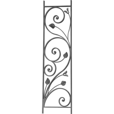 IAM DESIGN Zierelement 1000x275mm aus geschmiedetem Eisen passend zu Schmiedeeisen Treppengeländer