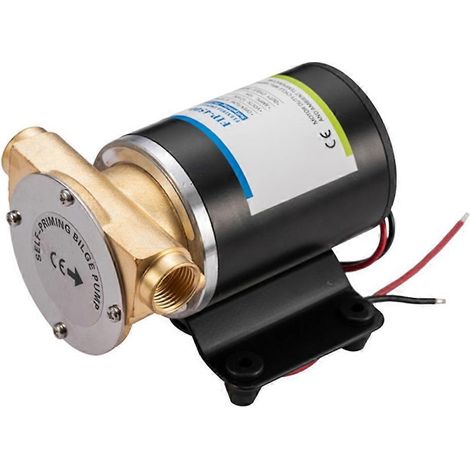 Pompe à engrenages pour bateau 30 L/min, 0,3 MPa, pompe de refroidissement pour moteur à carburant, pièces marines pour bateau, yacht, pompe de circulation à turbine 12 V (1/5)