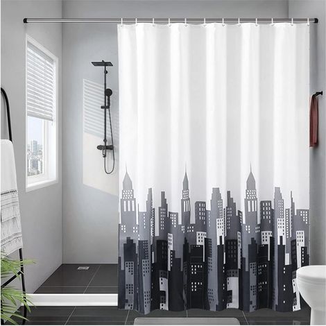 Wasserdichter Duschvorhang für Badezimmer, Heimdekoration, 150 x 180 cm (1/4)