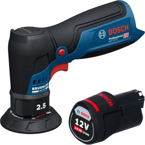 Bosch Professional 06019L2100 GEX 12V-77 Levigatrice eccentrica a batteria 12 V - senza batteria - senza caricabatterie (1/5)