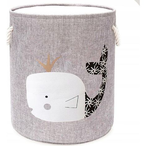 Polesie Panier de rangement pliable gris 63 litres (1/3)