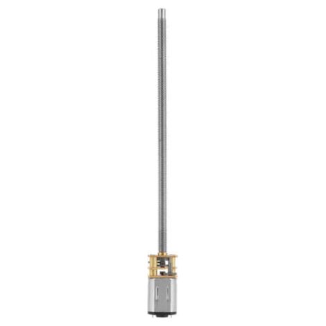 FENOPLASTICAMoteur de réduction de bote de vitesses DC 6/12 V N20 avec arbre de sortie long M4 x 100 mm (6 V 60 tr/min) (1/5)
