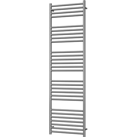 Aston - Stainless Steel Heated Towel Rail - H1800mm x W500mm - Straight (1/3)