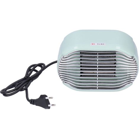 Chauffage électrique bureau 800W silencieux hiver rapide écoénergie 220V prise EU chaleur douce travail mini ventilateur (1/5)