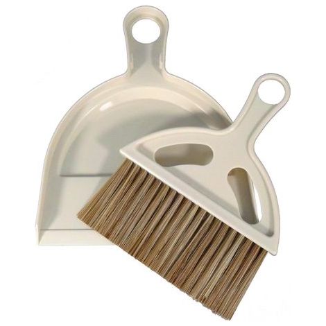 Miniatur-Besen- und Kehrschaufel-Set, Handbesen mit Kehrschaufel, tragbares Haushaltsreinigungsgerät, geeignet für Büros, Arbeitsplatten, Sofas, Küchen, Arbeitszimmer, Schlafzimmer usw. (1/5)