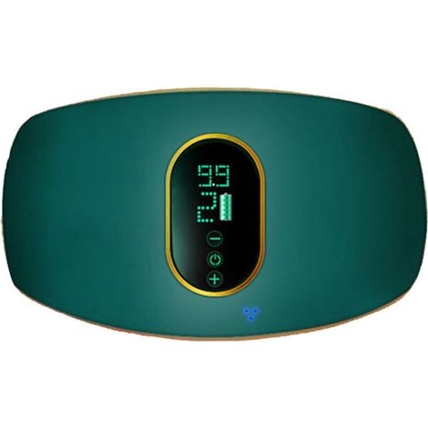 Ceinture abdominale haute fréquence vibration - Pétrissage uniforme USB - Infrarouge lointain - Amincissement vert