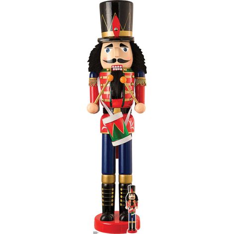 Figurine en carton - Noël - Poupée Casse-Noisette - Haut 194 cm (1/5)