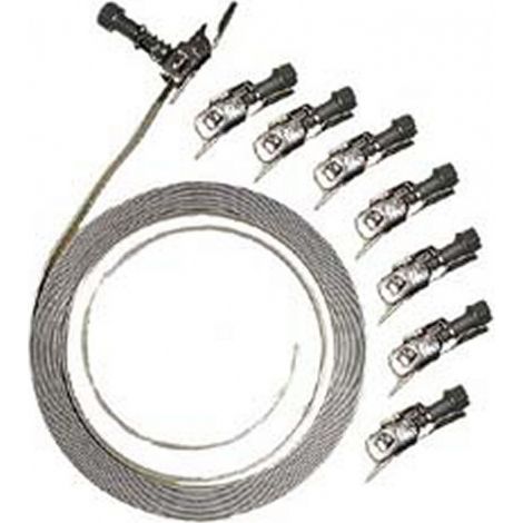 9-mm-Edelstahl-Umreifungsband-Set, 3 m + 8 Drehköpfe AUTOGYRE