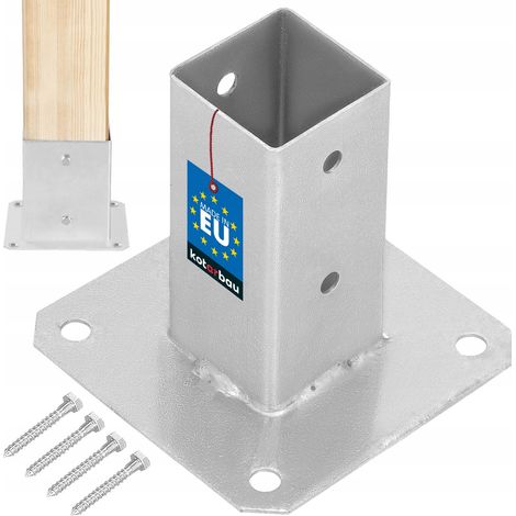 Soporte de anclaje atornillado para base de columna 50x50 (1/5)