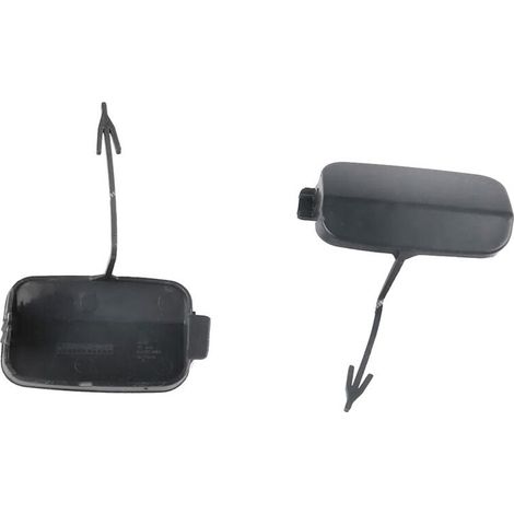 Coppia di ganci di traino posteriori non verniciati per entrambi i lati dell'Audi Q7 (modelli 2010-2015), codici articolo: 4L0807449E e 4L0807450E.
