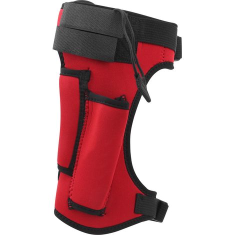 Ceinture porte-couteau ajustable rouge pour plongée sous-marine, étui mollet pour couteau de plongée. (1/5)