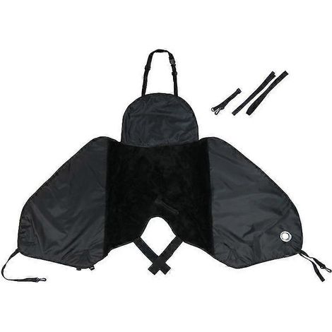 Housse universelle pour jambes de scooter, protection contre la pluie, le vent et le froid, couverture imperméable pour genoux de moto, couette d'hiver chaude et confortable. (1/5)