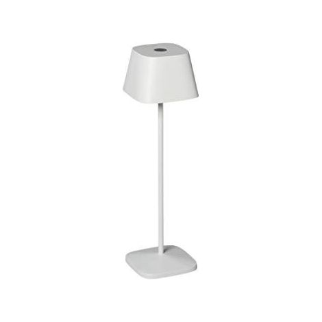 Konstsmide Lámpara moderna blanca portátil 36 cm LED