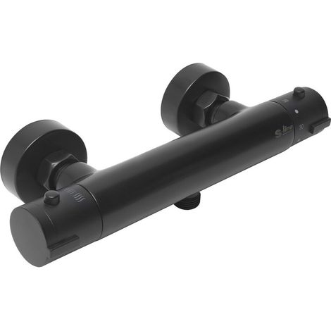 Mélangeur douche S-Line Pro sans kit de douche 150 mm noir SIKOBSLPRO268TC (1/5)