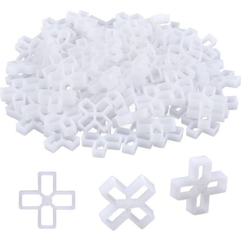 Croisillons de Carrelage 10mm,1000 PCS Croisillons Nivelant Entretoises de Pavage en Forme de Croix de Joint Croisillon de Carreleur pour Carreaux Bricolage Pavage Carrelage Mur Carrelage Jardin (1/4)