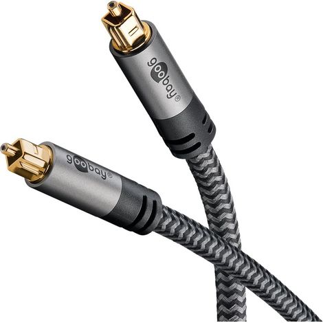 TOSLINK-Kabel, 5 m, Toslink-Stecker  Toslink-Stecker. Kabellänge 5 m