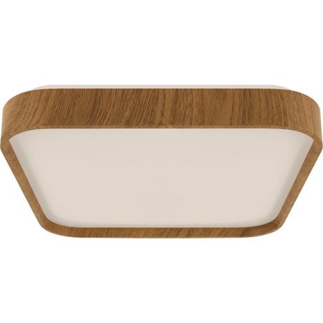 Lámpara de techo LED 48W 5590lm 4100K roble cuadrada monocromática Ideus 04162