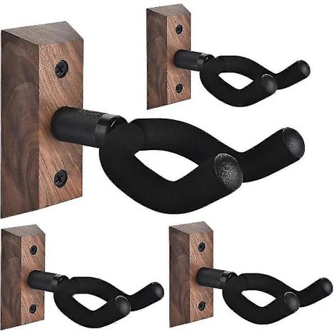 support mural pour guitare, crochet pour guitare, support mural en forme de U en noyer pour guitare acoustique (1/5)