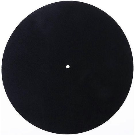 Tapis de platine vinyle antistatique 10 pouces en feutre, anti-vibrations, non toxique, pour audiophiles. (1/5)