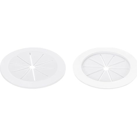 2 Pcs Goulottes de Câble Flexibles 2.76 Pouces Blanc (1/5)