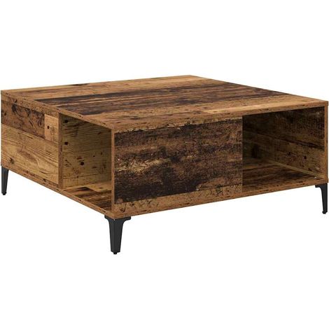 Couchtisch Altholz 80 x 80 x 36,5 cm Holzwerkstoff vidaXL