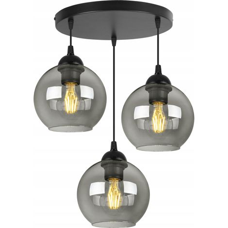 LAMPADA A SOSPENSIONE MODERNA ED ELEGANTE A SFERA DI VETRO (1/5)